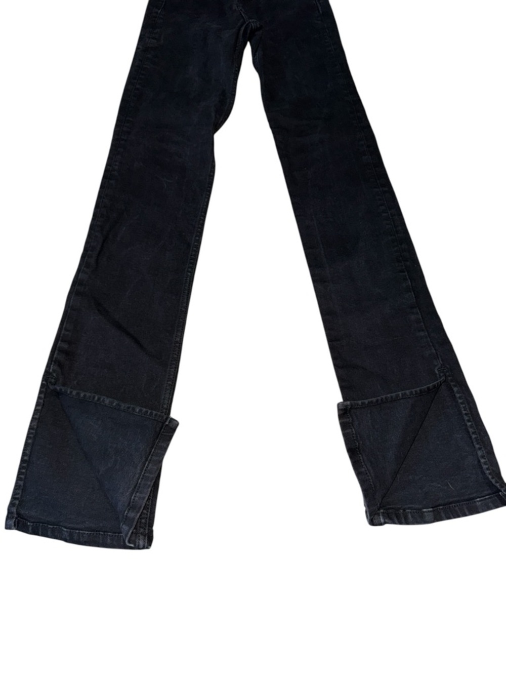 Women’s Zara Black High Waisted Straight Jeans - 2 - Picture 8 of 12